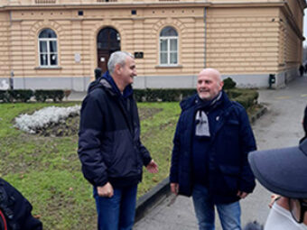 Aktivnosti oko podizanja spomenika Mirku Seljanu, Zmaju Abesinskom, Karlovac, 11. prosinca 2020.