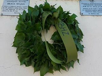 Polaganje vijenca povodom 150.-te obljetnice rođenja Stjepana Seljana, Karlovac, 19. kolovoza 2021.