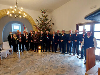 Održan tradicionalni blagoslov Starog grada Ozlja, Ozalj, 8. siječnja 2022.