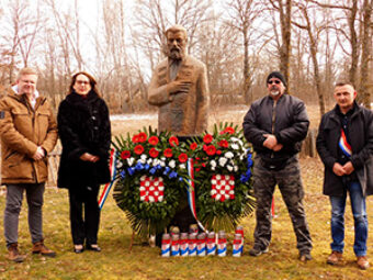 Obilježena 126. godišnjica smrti dr. Ante Starčevića, Veliki Žitnik, 28. veljače 2022.