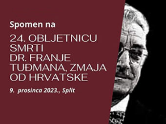 Družba „Braća Hrvatskoga Zmaja“ obilježila 24. obljetnicu smrti dr. Franje Tuđmana, Zmaja od Hrvatske, Split, 9. prosinca 2023.