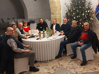 Zmajski stol u Karlovcu održao prvo redovito sijelo u 2024., Stari grad Ozalj, 8. siječnja 2024.