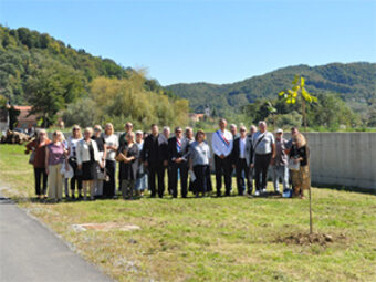 Inicijativom Družbe „Braća Hrvatskoga Zmaja“ posađeno 11 Gupčevih lipa, Hrvatska Kostajnica, 19. rujna 2025.
