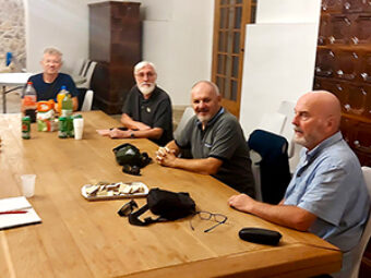 Održano redovito mjesečno sijelo Zmajskog stola u Karlovcu, Stari grad Ozalj, 1. rujna 2025.