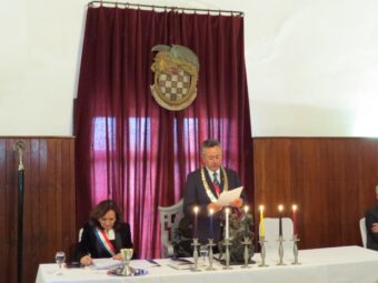 Jurjevsko radno i svečano sijelo Glavnoga zbora Družbe “Braća Hrvatskoga Zmaja” održano u Starom gradu Ozlju, 25. travnja 2015.
