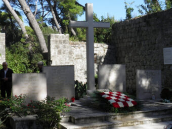 Obilježavanje dana sjećanja za poginule 25. listopada 1944. na Daksi kraj Dubrovnika, 25. listopada 2013.