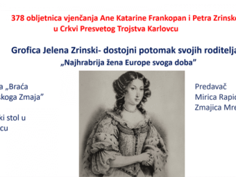Obilježena 378. obljetnica vjenčanja Ane Katarine Frankopan i Petra Zrinskog, Karlovac, 28. listopada 2019.